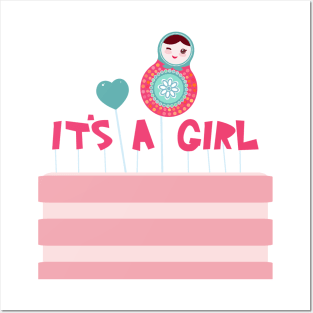 It's a girl Posters and Art